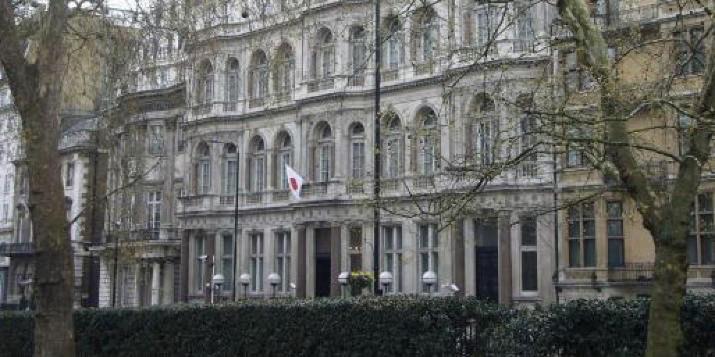 イギリスの日本大使館の画像